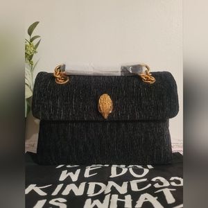 Kensington Soft Velvet Convertible Crossbody BagKurt Geiger London